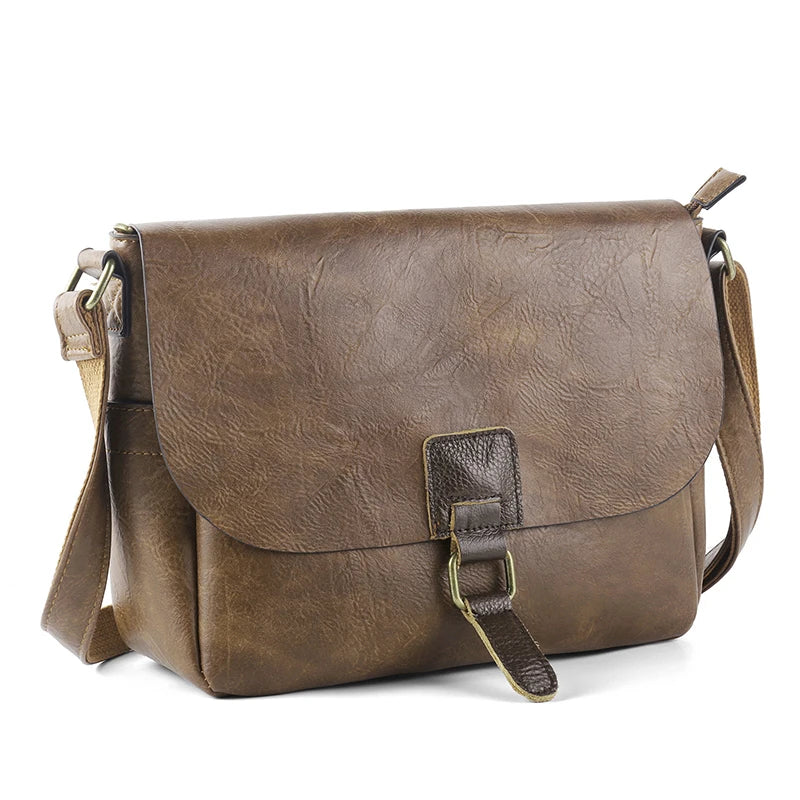 Liam | Men's PU Leather Crossbody Messenger Bag