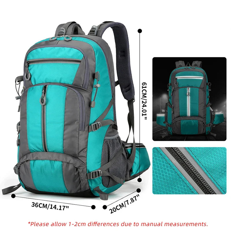 Lucas | Waterproof Outdoor Travel Hiking Climbing Rucksack Backpack