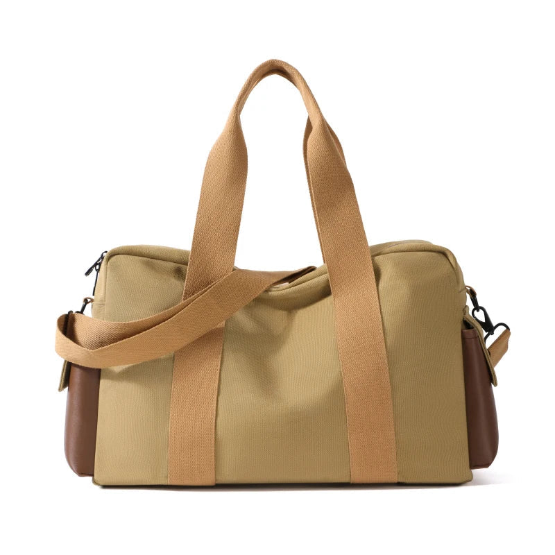 Noah | Men's Vintage Canvas Large Travel Crossbody Messenger Tote Bag