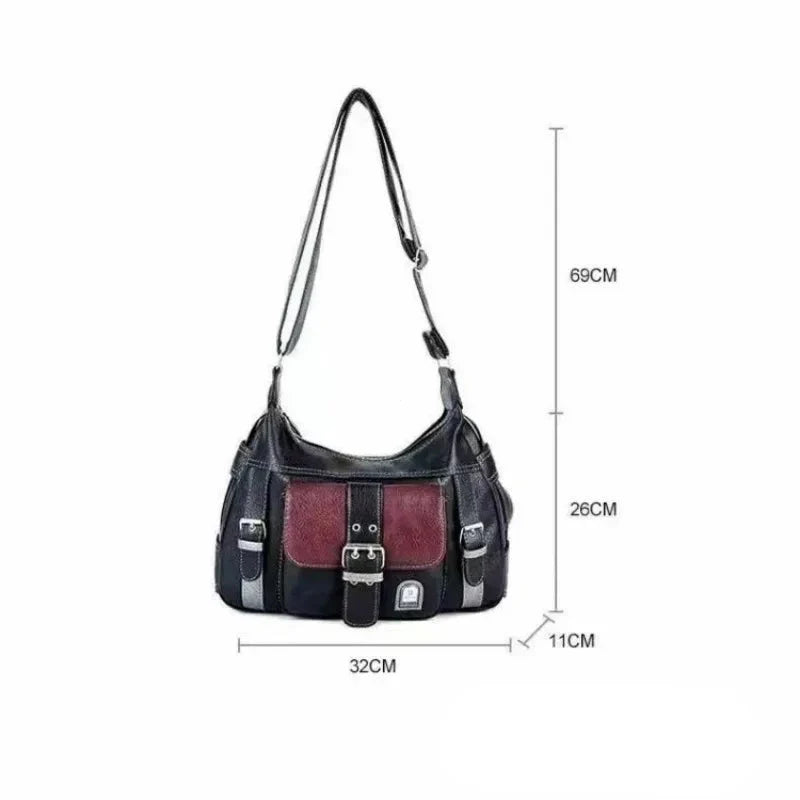 Arya | Vintage PU Leather Women's Crossbody Handbag