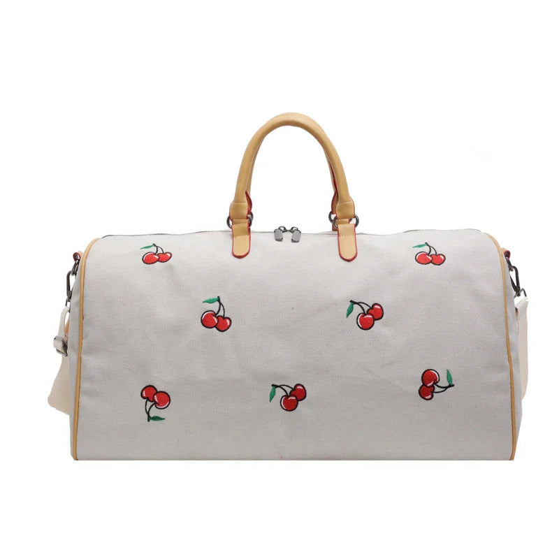 Louis | Women's Vintage Canvas Weekender Garment Duffle Bag