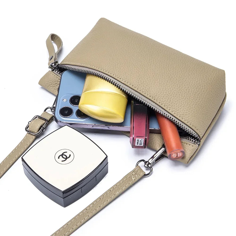 Sophia | Women's Small Compact Faux Leather Crossbody Sling Handbag