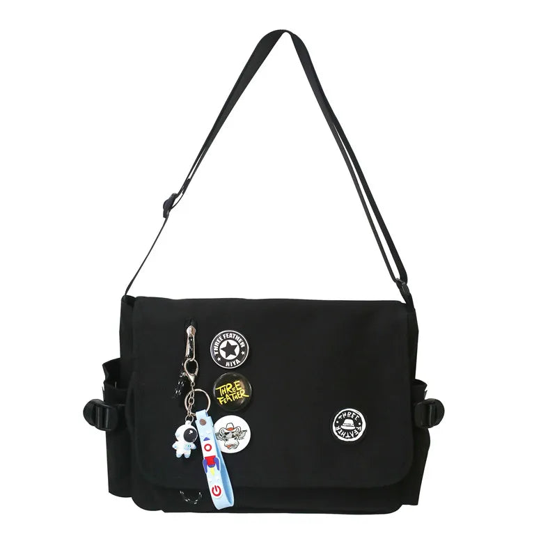 Noah | Trendy Nylon Lightweight Crossbody Messenger Bag