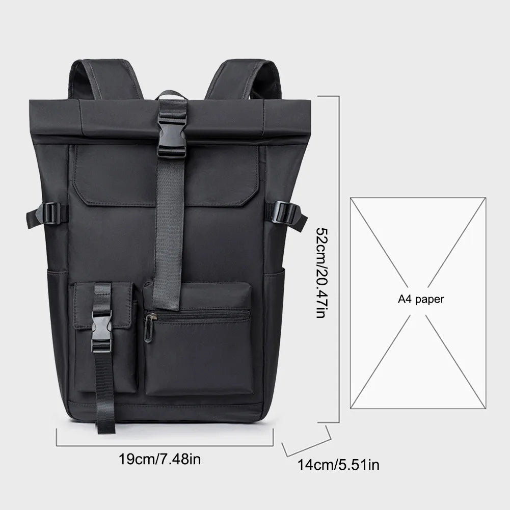 Jackson | Men's Waterproof Roll Top Rucksack Laptop Travel Backpack