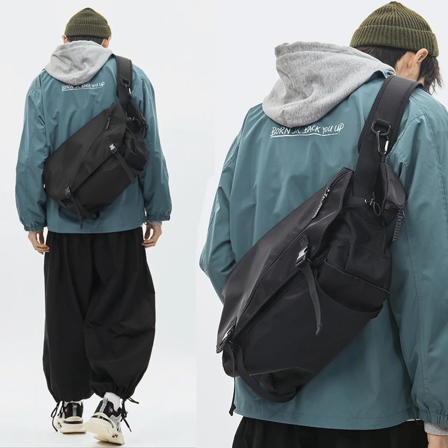 Liam | Men's Waterproof Crossbody Messenger Travel Bag