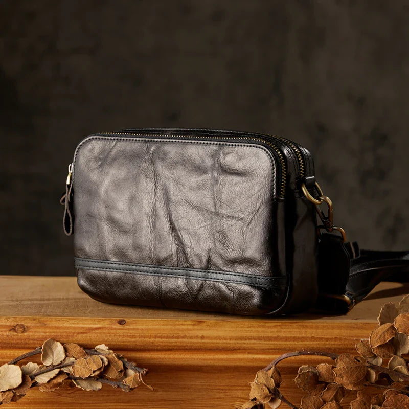 Noah | Men's Retro Genuine Leather Crossbody Sling Bag