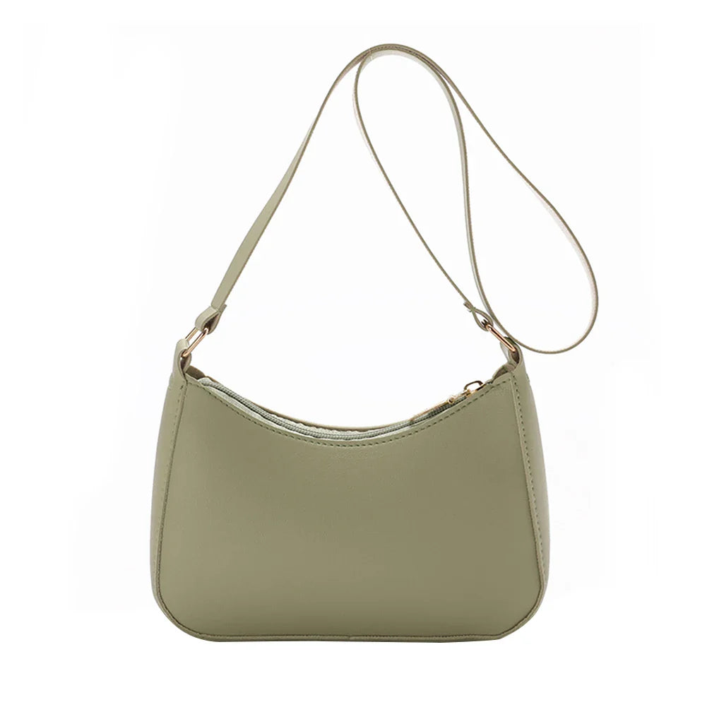 Diana | Women's Retro Solid Colour Leather Crossbody Shoulder Bag