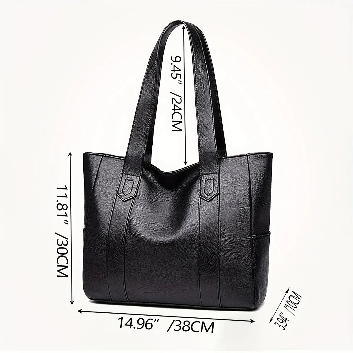 Elena | Women's Vegan Leather Tote Travel Bag