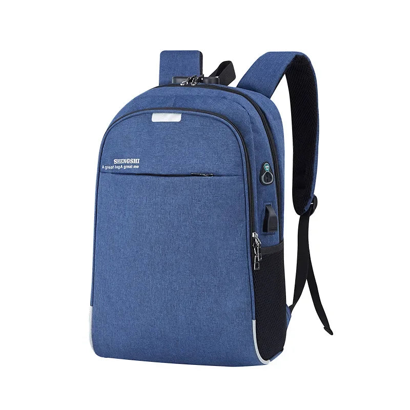 Atlas | Men's Anti-Theft Business Laptop Backpack with USB & Headphone Ports