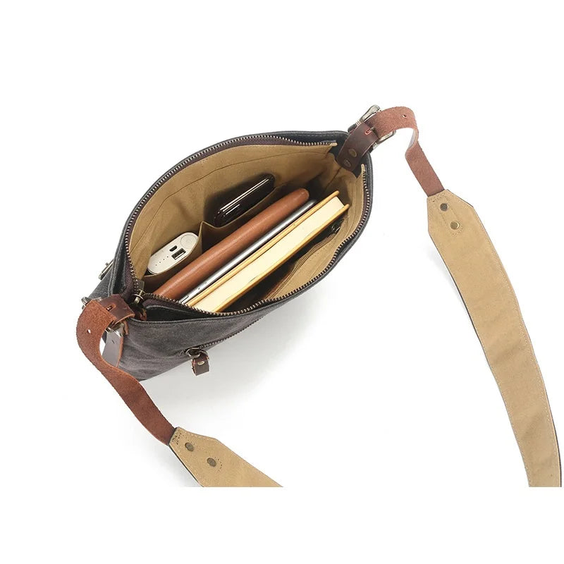 Oliver | Men's Vintage Canvas Crossbody Messenger Bag