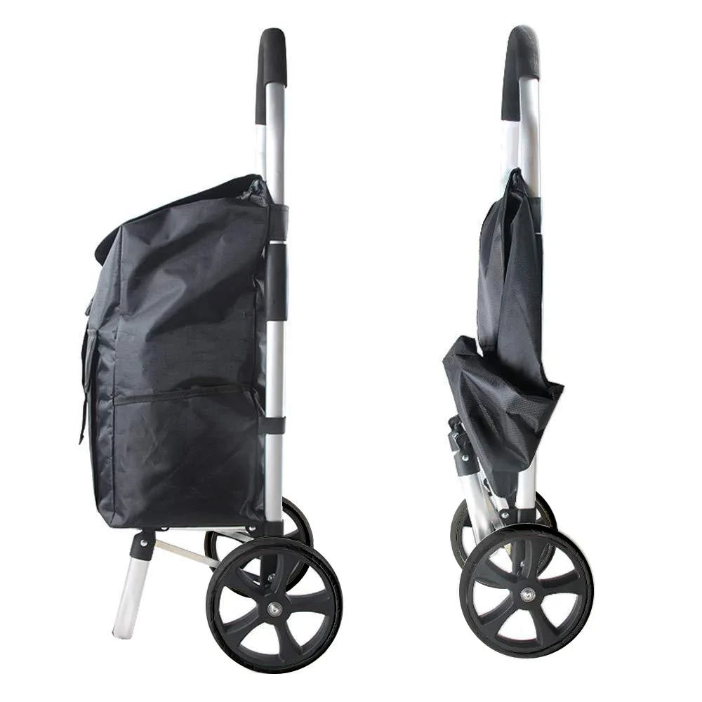 Lightweight Foldable Shopping Trolley for Convenient Everyday Use