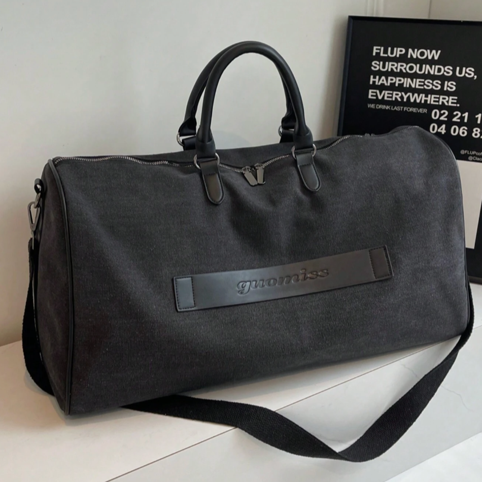 Louis | Women's Vintage Canvas Weekender Garment Duffle Bag