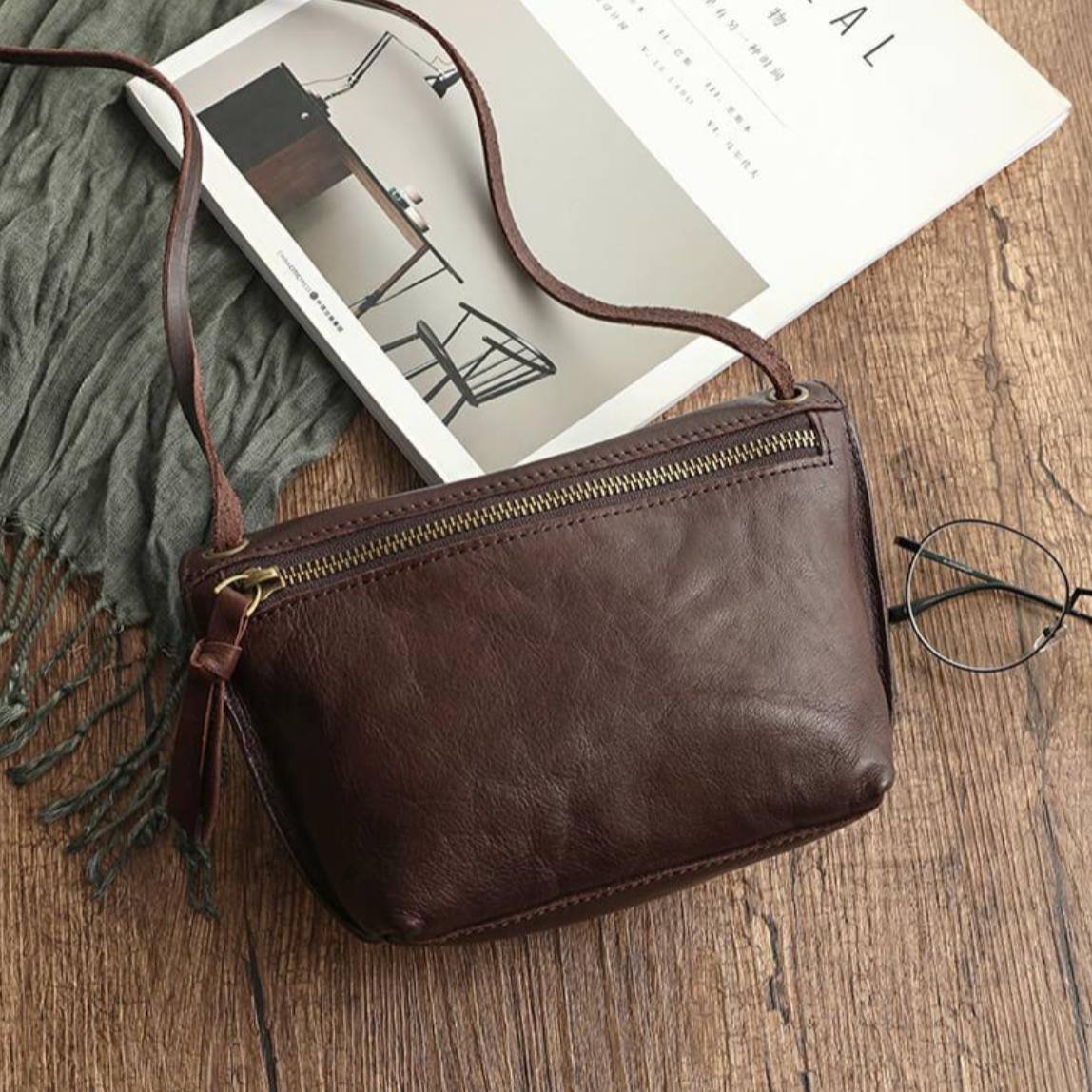 Claire | Women's Vintage Mini Crossbody Wallet Sling Bag