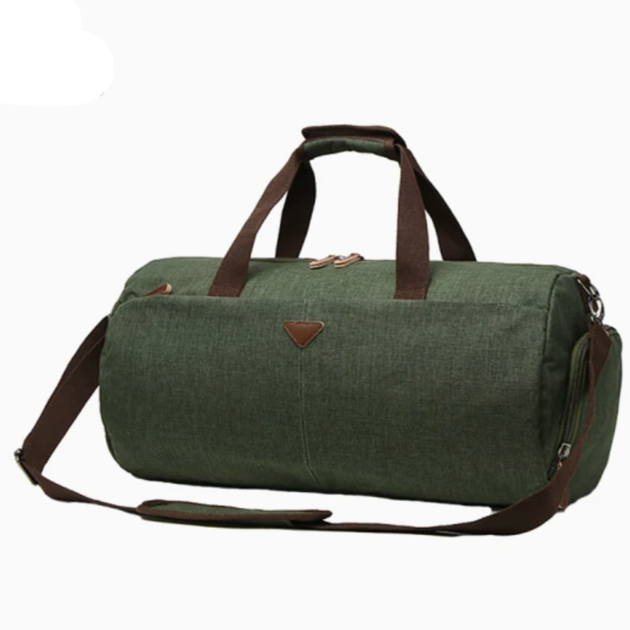Liam | Men's Vintage Travel Weekender Garment Duffle Bag
