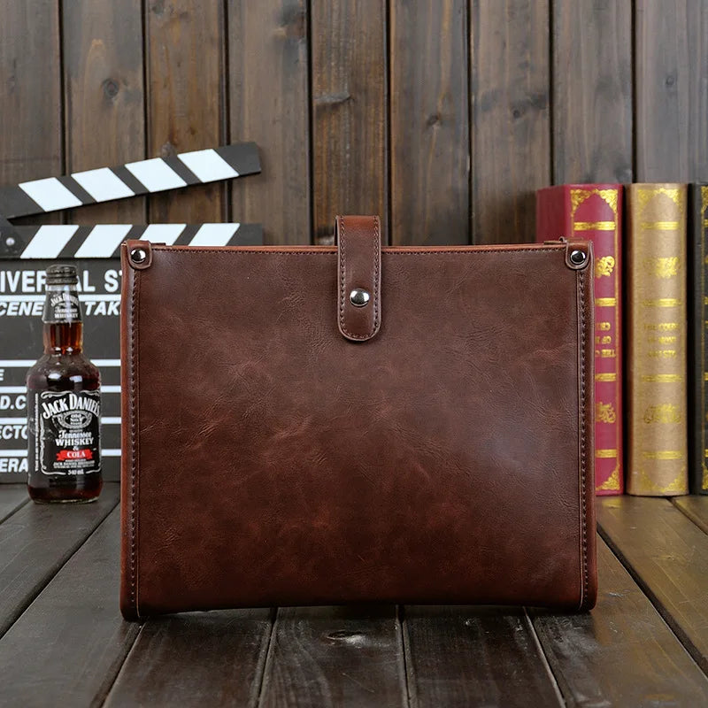Elijah | Men's Retro Business Crossbody Sling Leather Bag