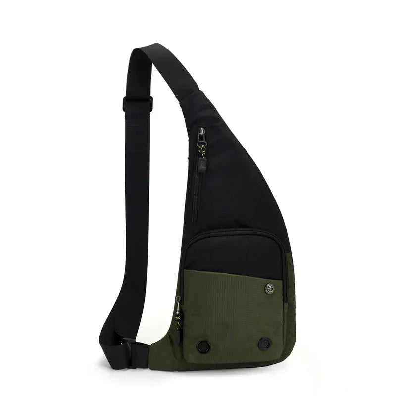 Oliver | Men's Small Slim Waterproof Canvas Crossbody Sling Bag