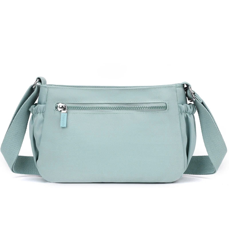 Ava | Women's Nylon Multi-Pocket Crossbody Messenger Bag