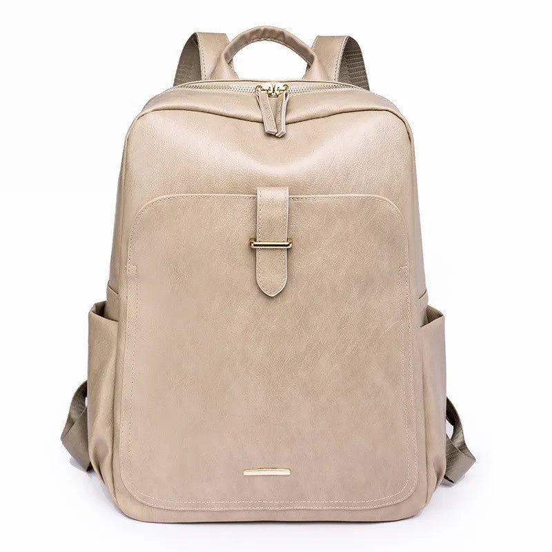 Isabella | Women's Vintage Chic PU Leather Travel Laptop Backpack