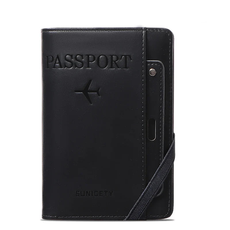 Ava | Men's Multi-Functional Anti-Theft Passport Holder Travel Wallet