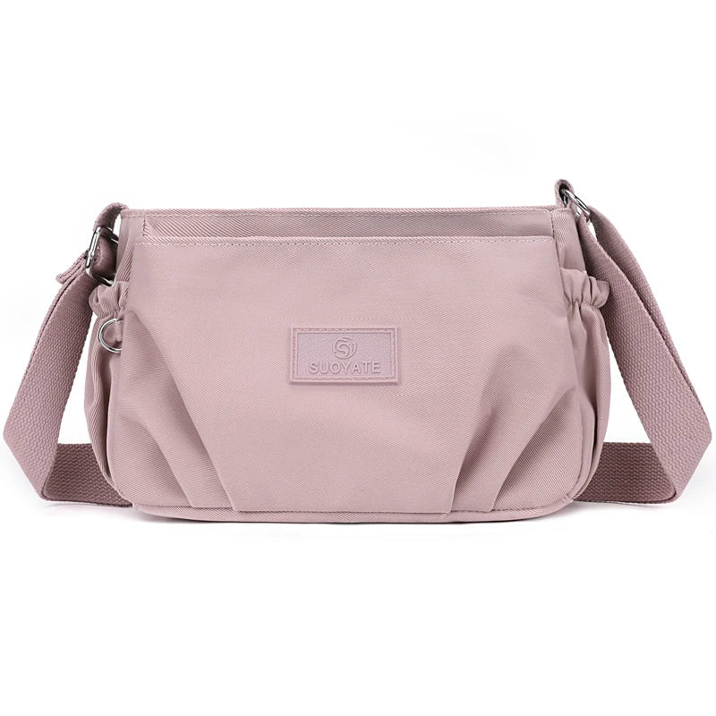 Ava | Women's Nylon Multi-Pocket Crossbody Messenger Bag