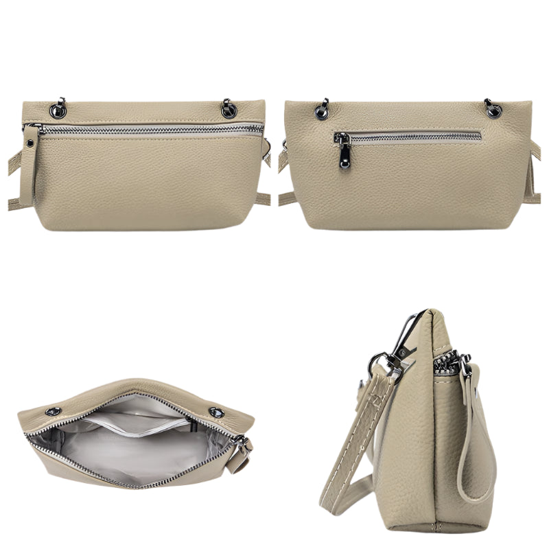 Sophia | Women's Small Compact Faux Leather Crossbody Sling Handbag