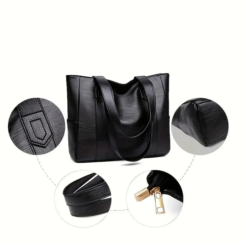 Elena | Women's Vegan Leather Tote Travel Bag