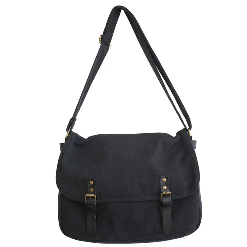 Alexander | Men's Vintage Canvas Large Crossbody Messenger Bag