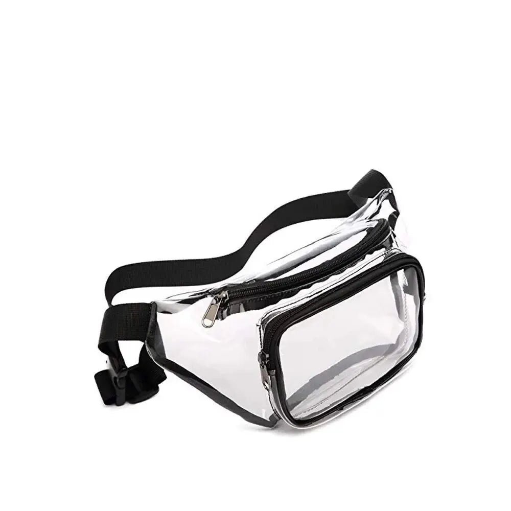 Casey | Women's Clear Stadium Approved Waterproof Crossbody Bum Bag