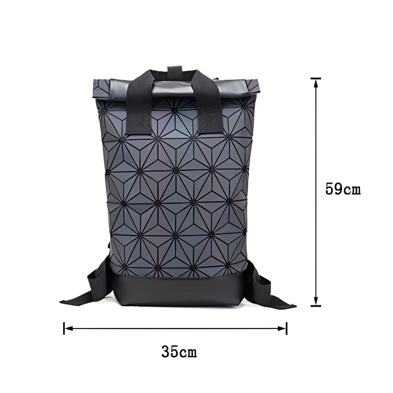 Sophie | Women's Luminous Geometric Large Travel Hiking Laptop Backpack