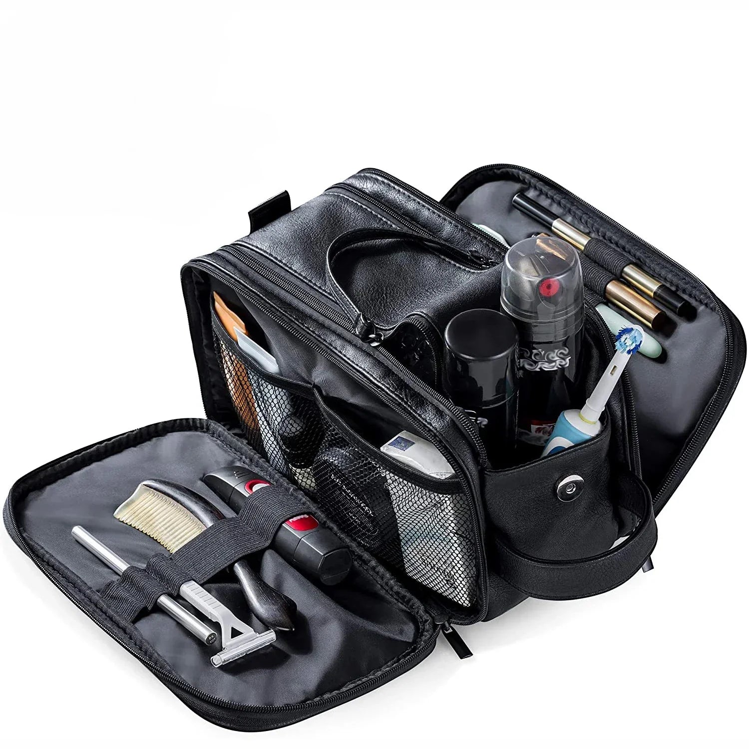 Jason | Men’s Leather Toiletries Bag