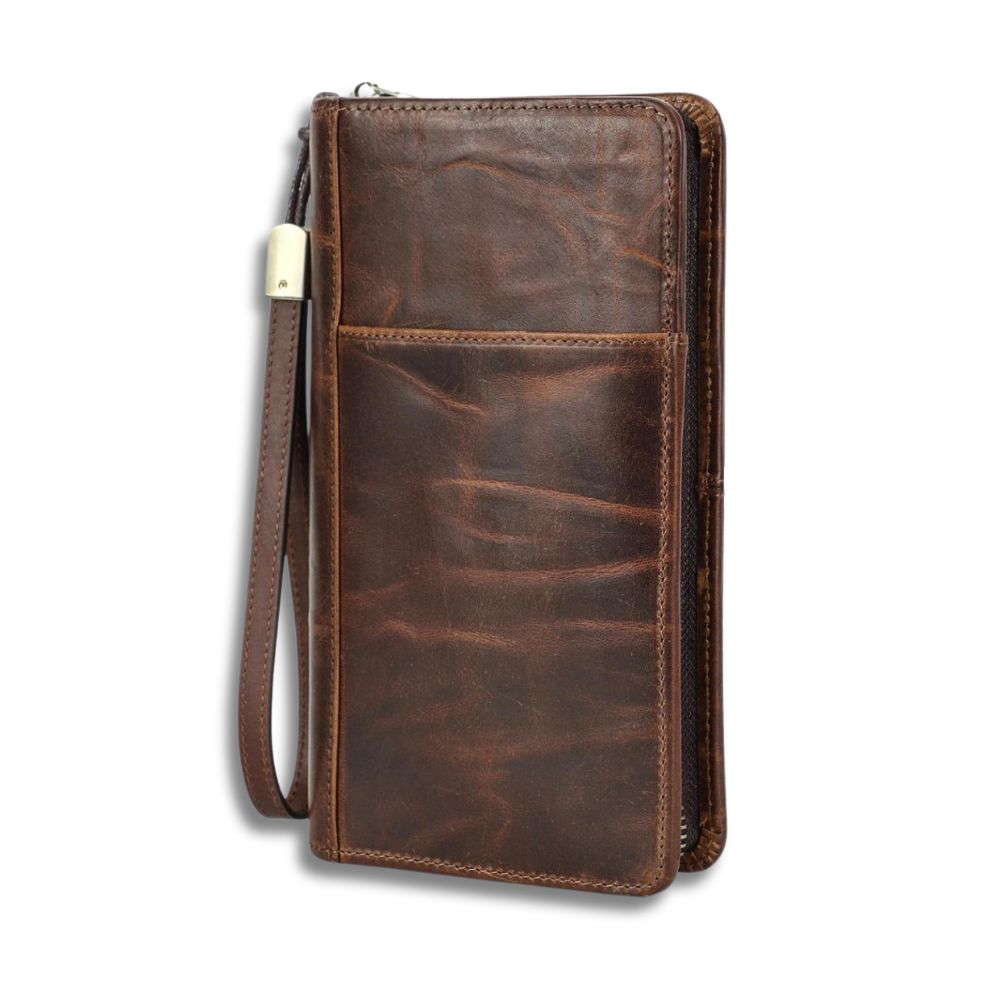 Sophia | Top Grain Leather Passport Wallet