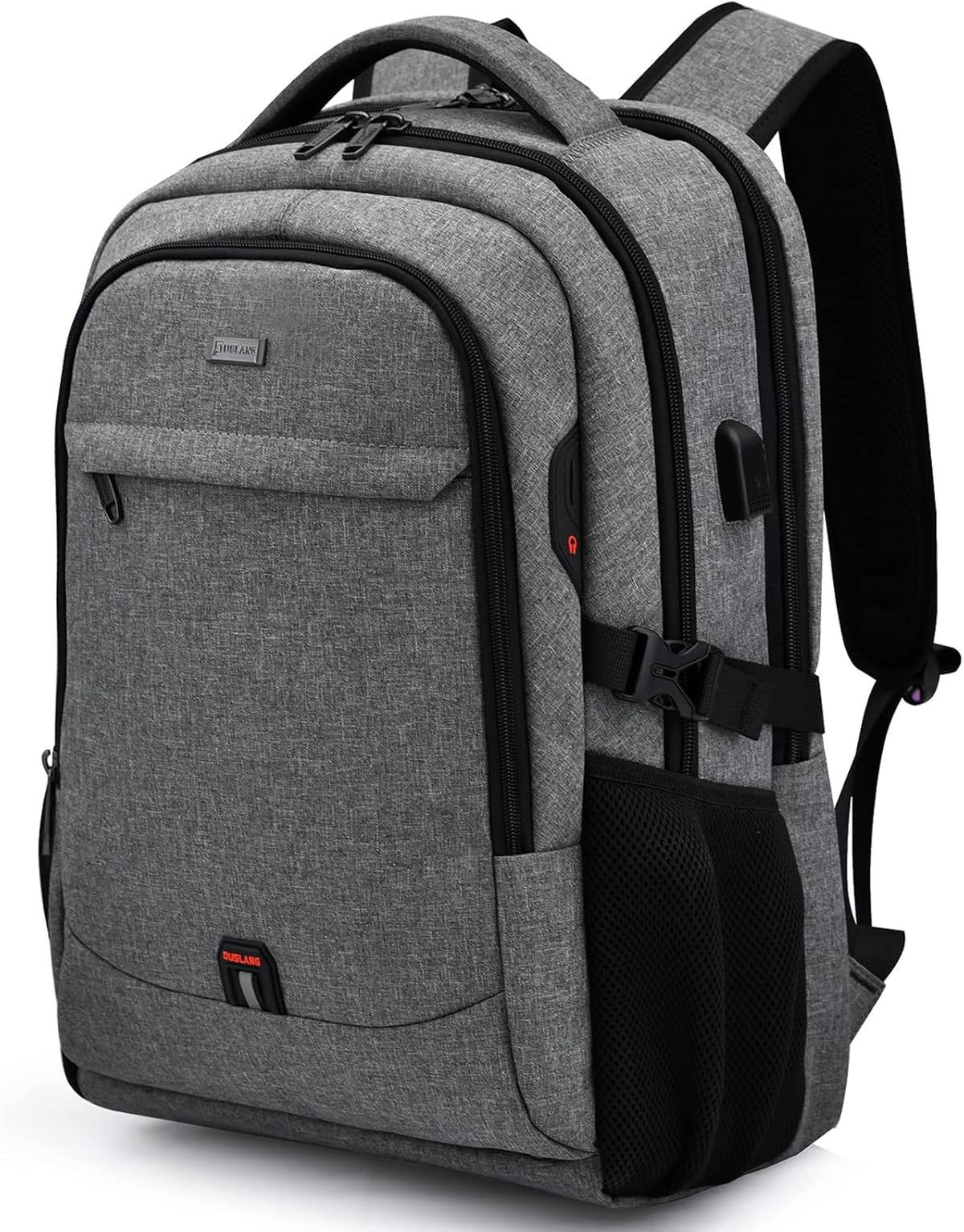 Anti-Theft Travel Laptop Backpack with USB Port and Organized Storage