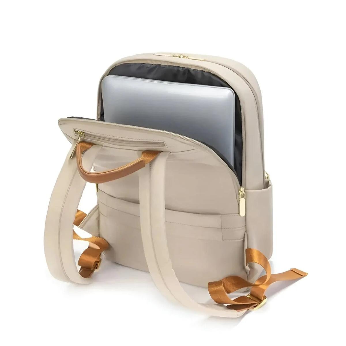 Women’s Waterproof Laptop Backpack Multi-Compartment Daypack