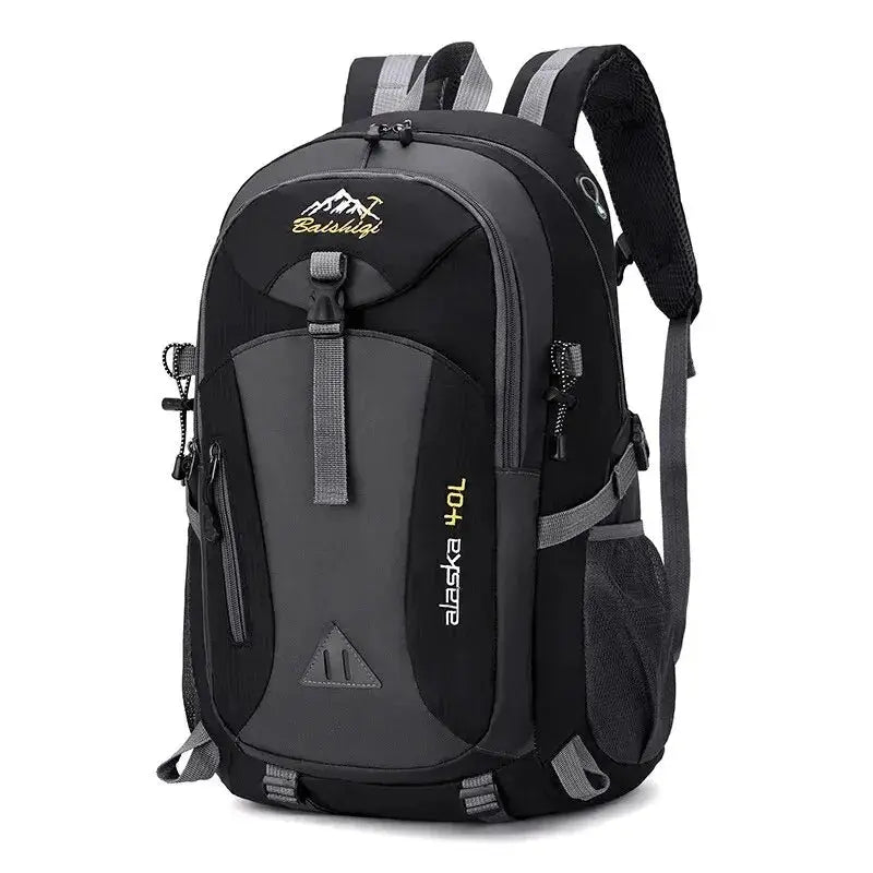 Men's Backpack 40L Waterproof Hiking Rucksack with Trekking Pole Straps