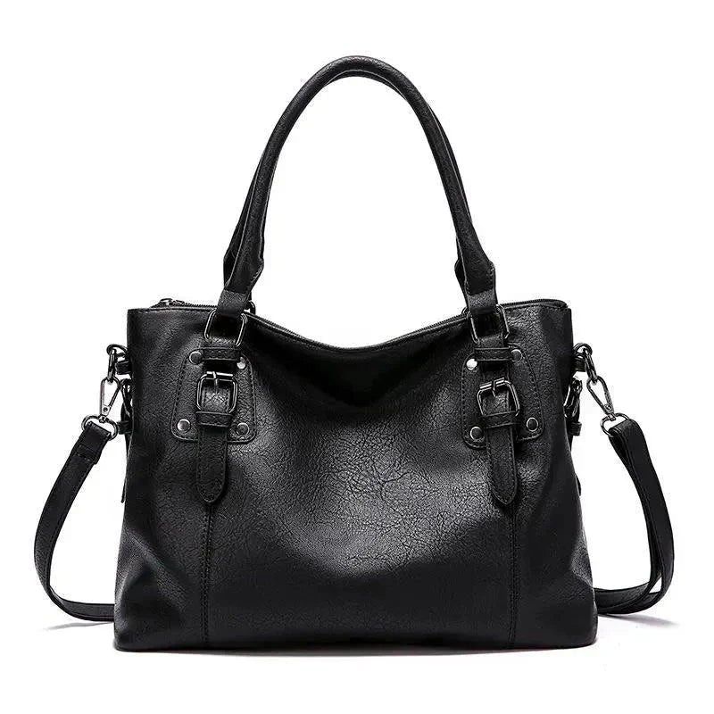 Women’s Classic Structured Handbag Versatile Two-Way Carry