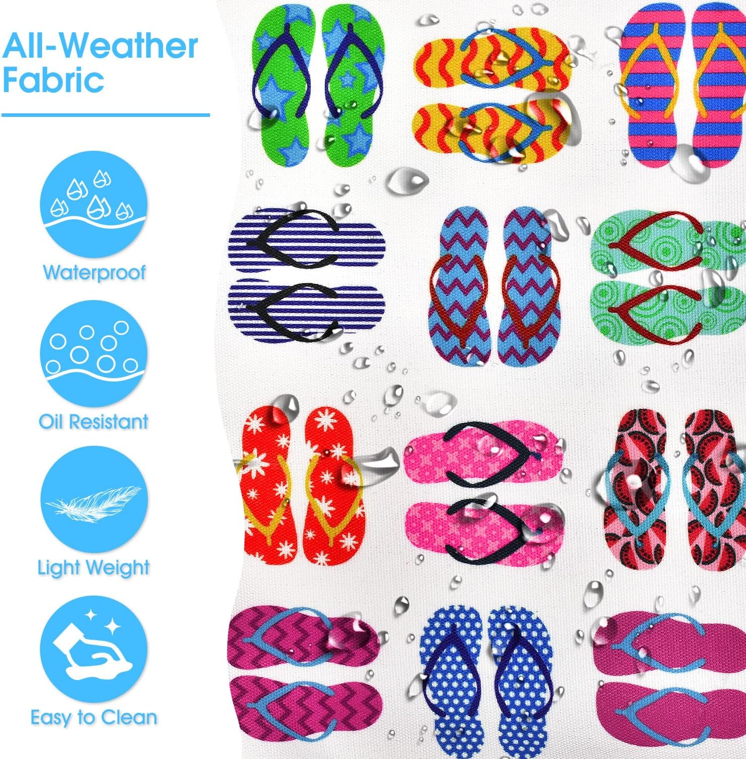 Oversized Waterproof Sandproof Beach Tote Bag With Secure Zipper Top