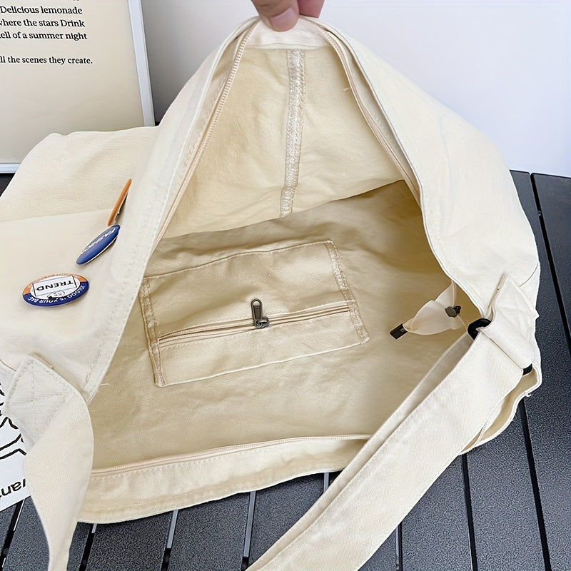 Hailey | Women's Large Canvas Crossbody Bag