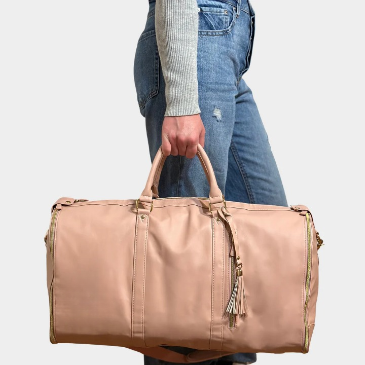 Compact Luxury Travel Garment Duffel Bag
