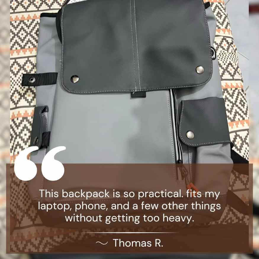 Waterproof Backpack Compact Travel and Work Bag