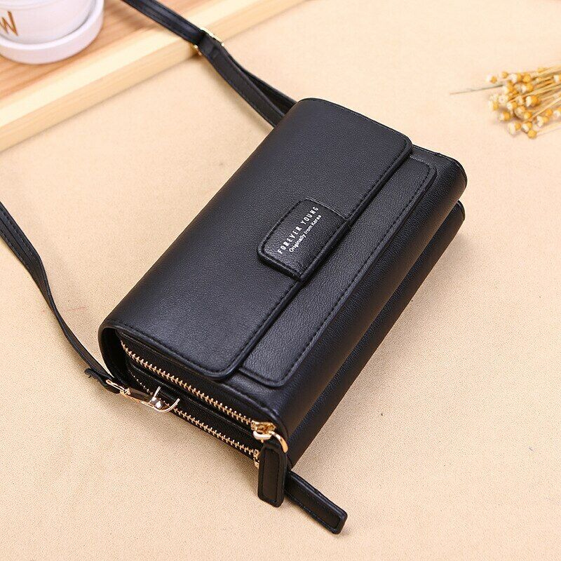 Versatile Crossbody Bag for Organized Essentials in Compact Wallet