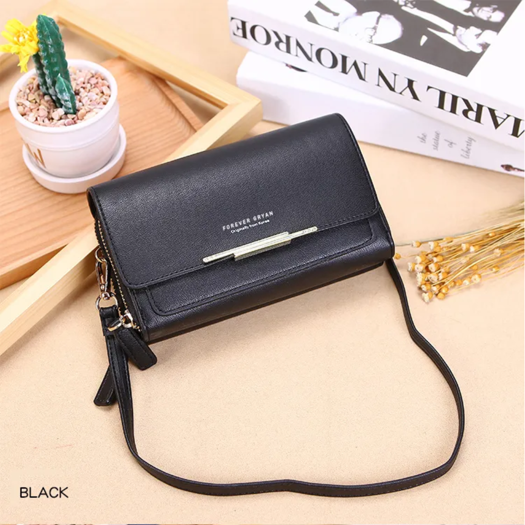 Versatile Crossbody Bag for Organized Essentials in Compact Wallet