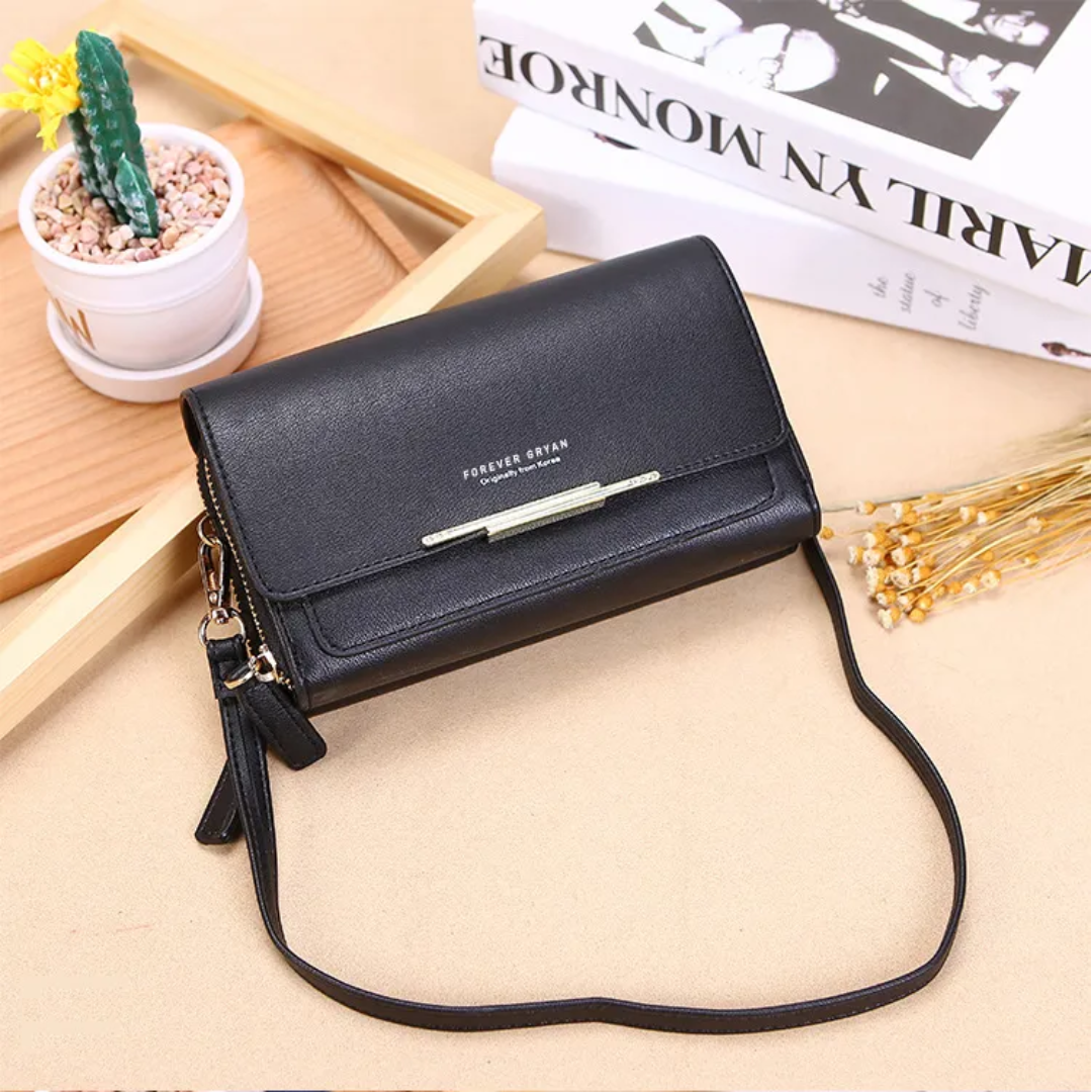 Versatile Crossbody Bag for Organized Essentials in Compact Wallet