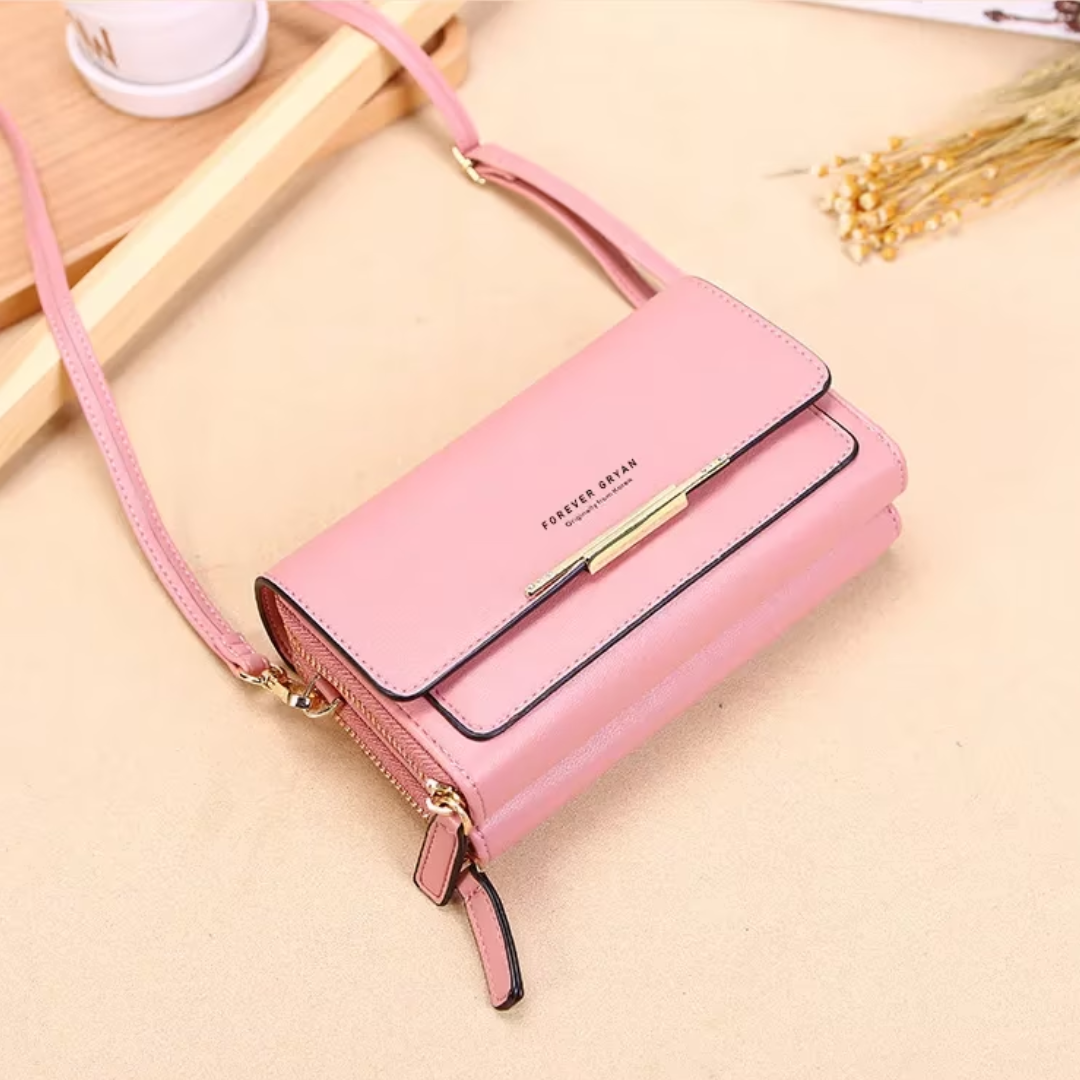 Versatile Crossbody Bag for Organized Essentials in Compact Wallet