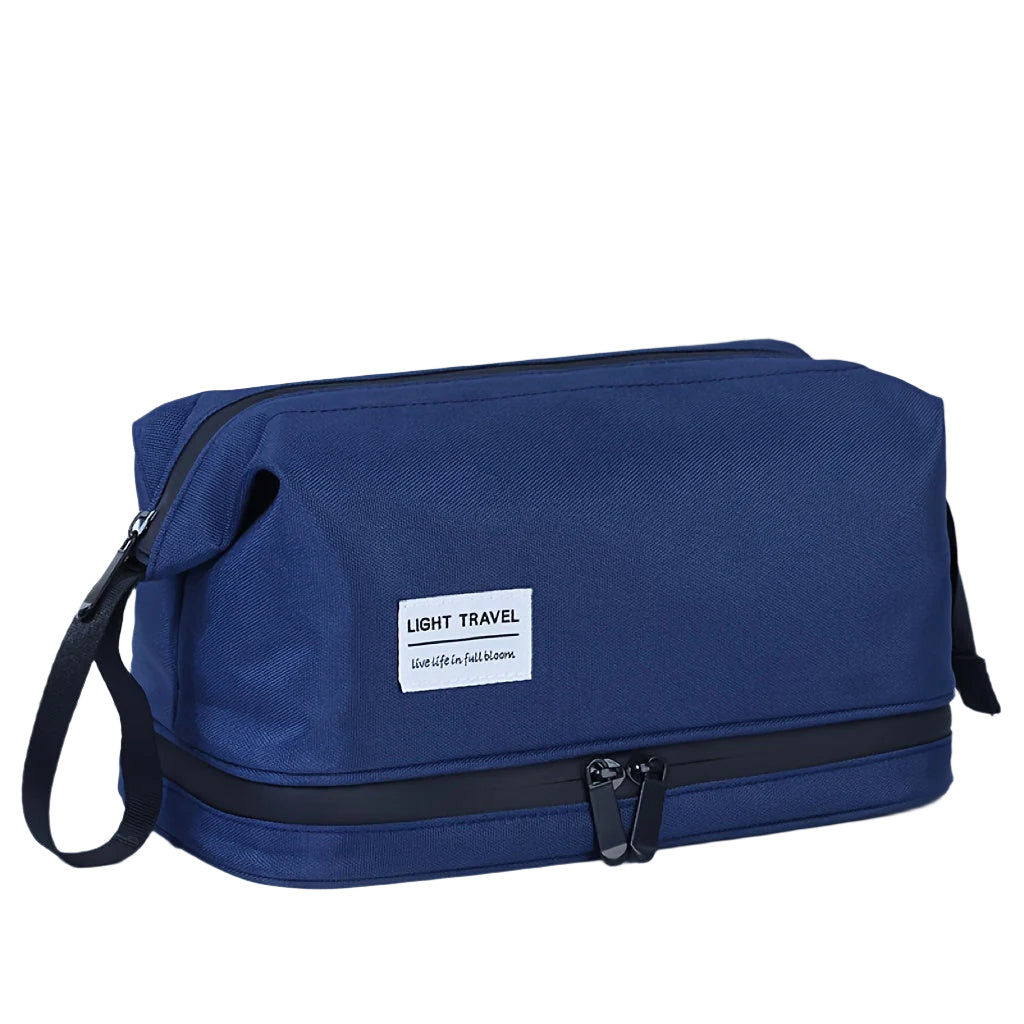compact travel bag for men Men's Spacious Multi-Compartment Toiletry Bag
