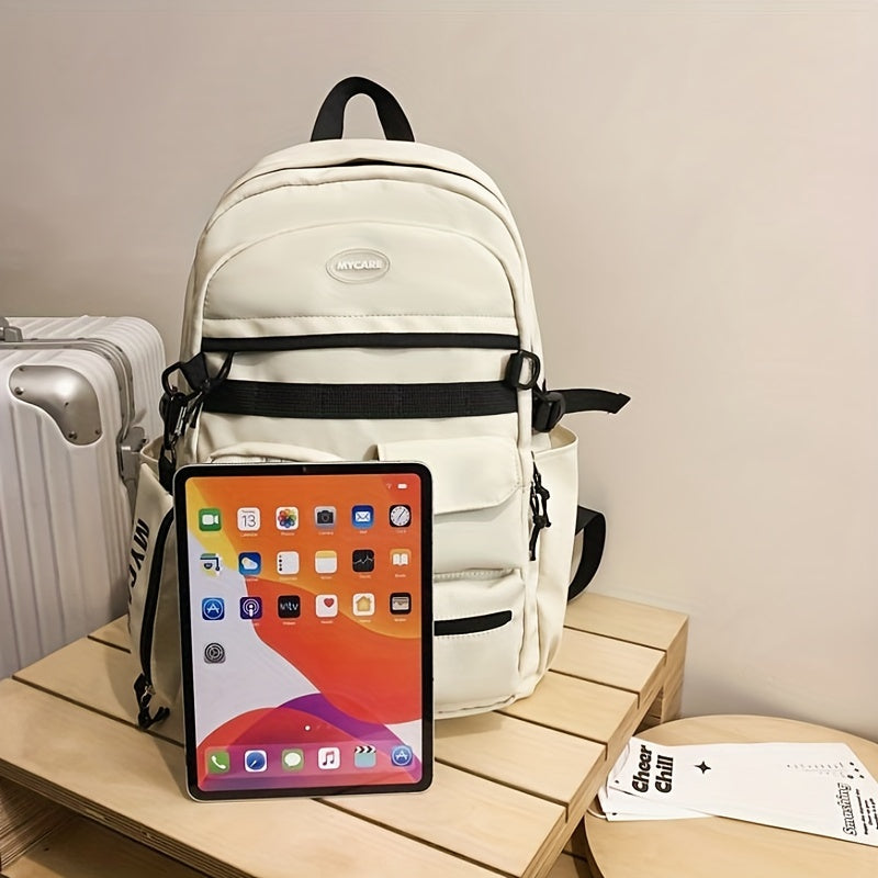 High-Capacity Waterproof Laptop Backpack