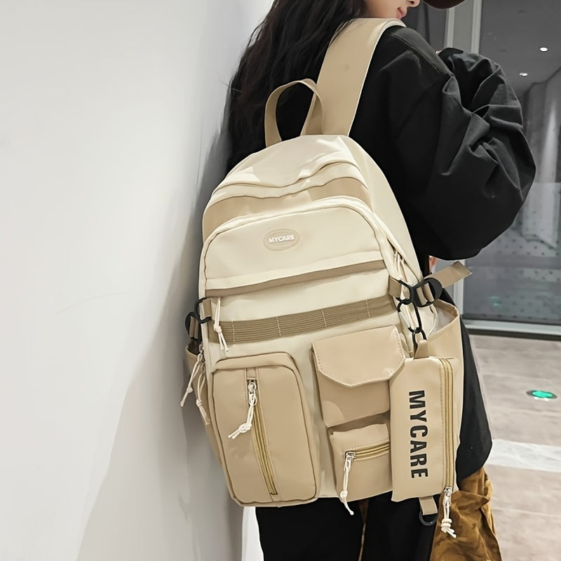 High-Capacity Waterproof Laptop Backpack