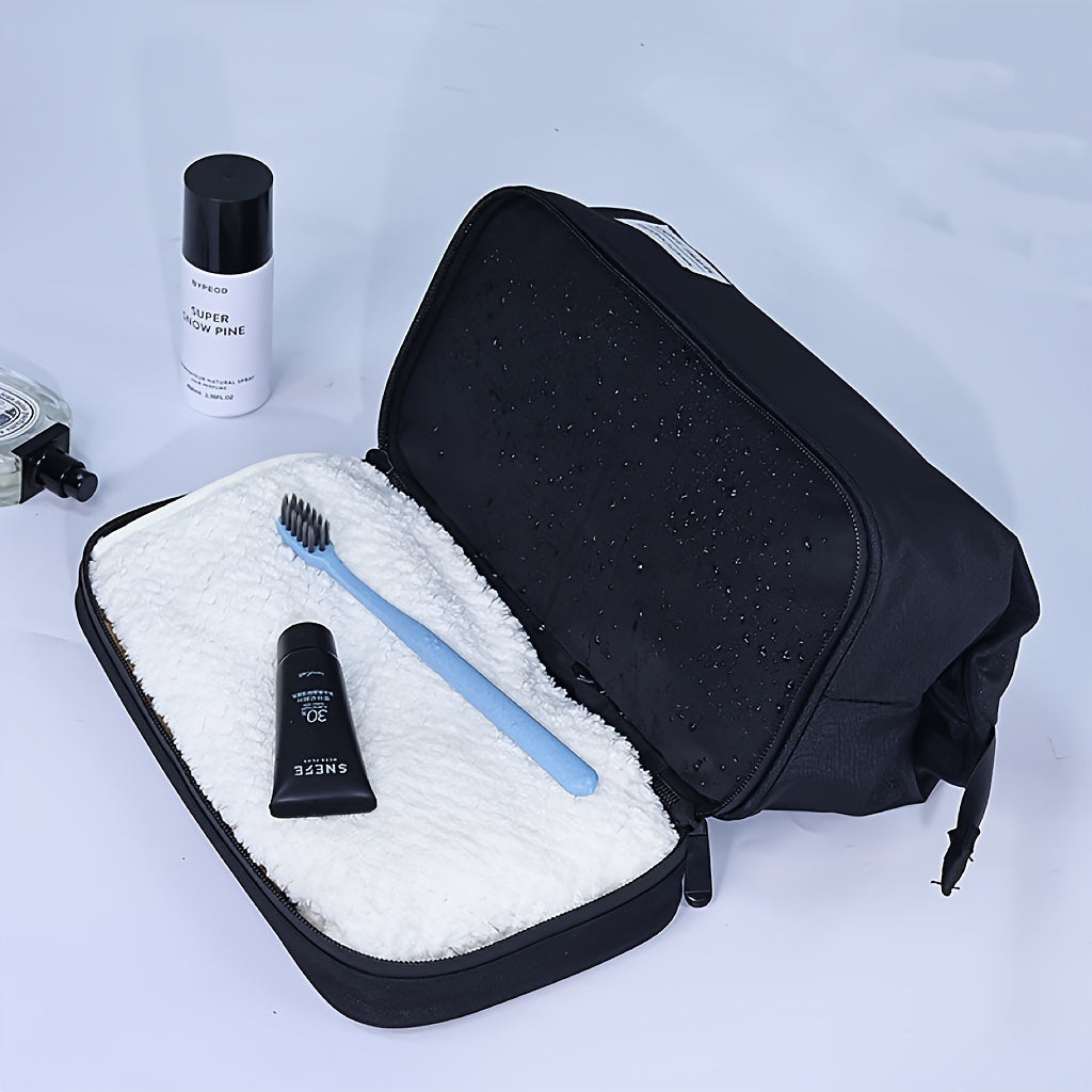 Men's Spacious Multi-Compartment Toiletry Bag