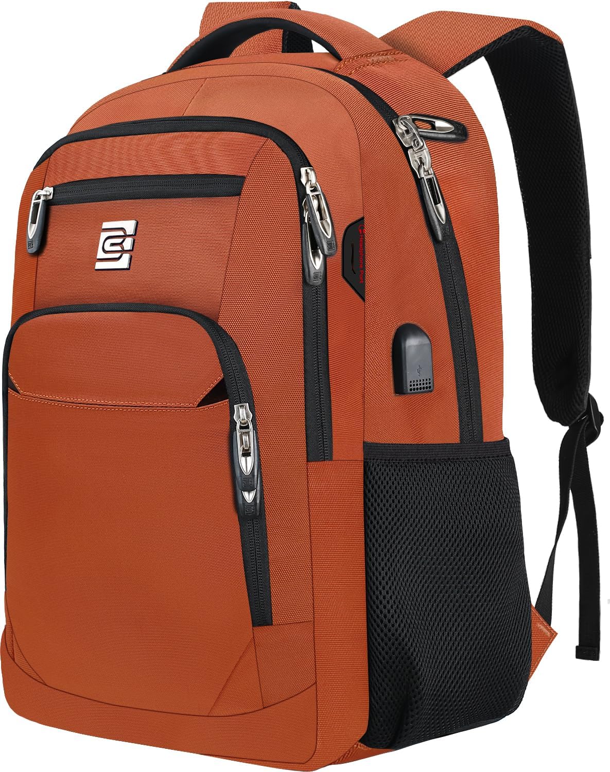 Anti-Theft Slim Laptop Backpack with USB Port for Secure Daily Travel