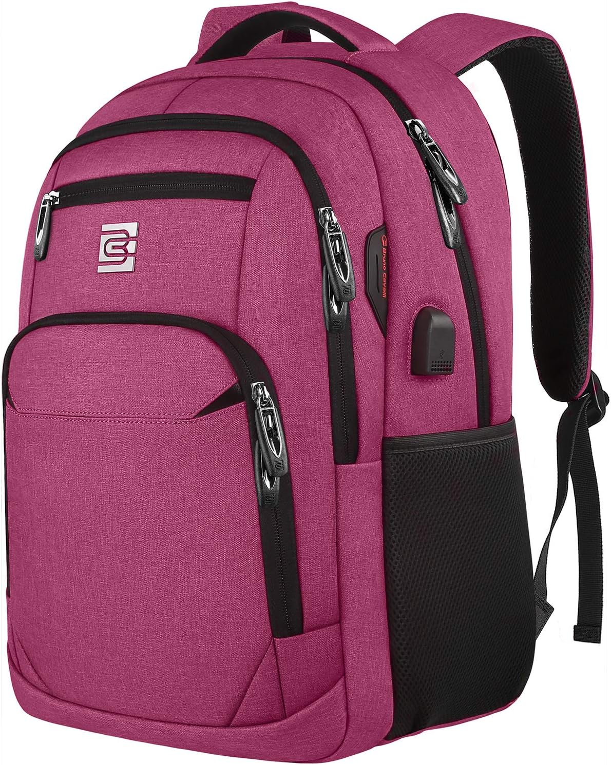 Anti-Theft Slim Laptop Backpack with USB Port for Secure Daily Travel