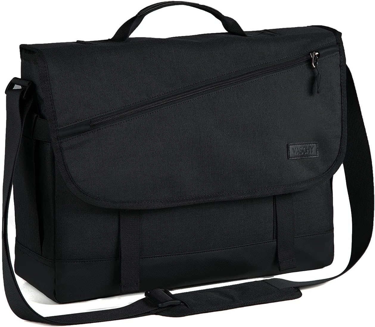 Water-Resistant Laptop Bag with Padded Compartment and Travel Sleeve